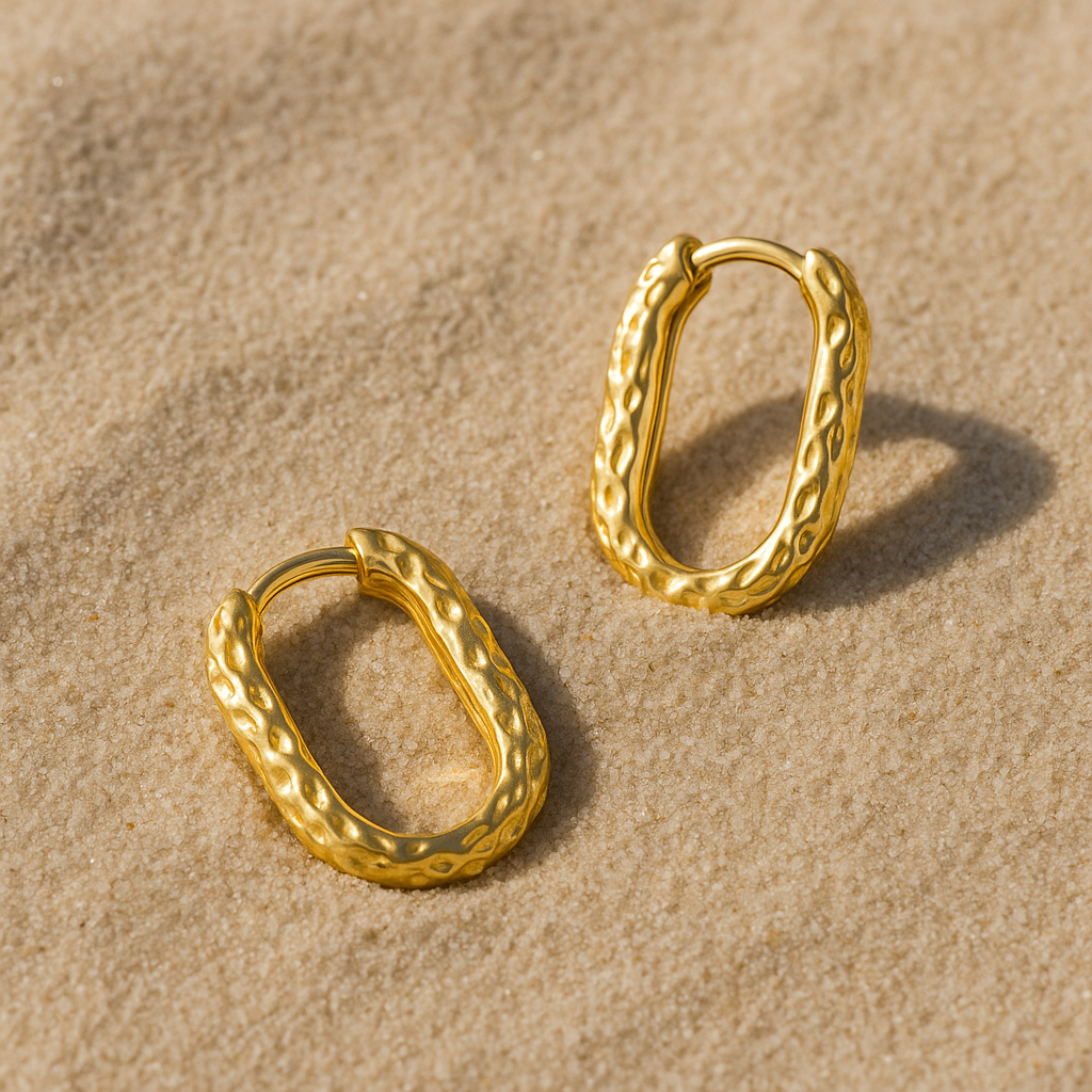 Coastline - Textured Earrings