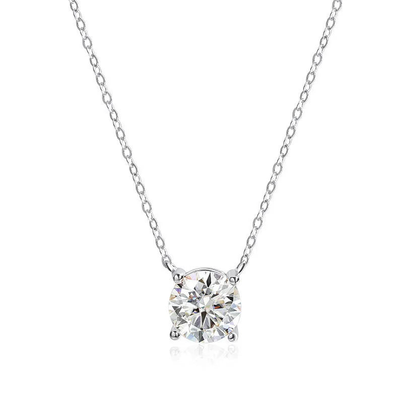 Midnight Sun - Mossanite Brilliant Pendant