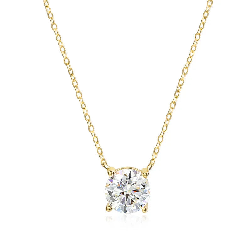 Midnight Sun - Mossanite Brilliant Pendant