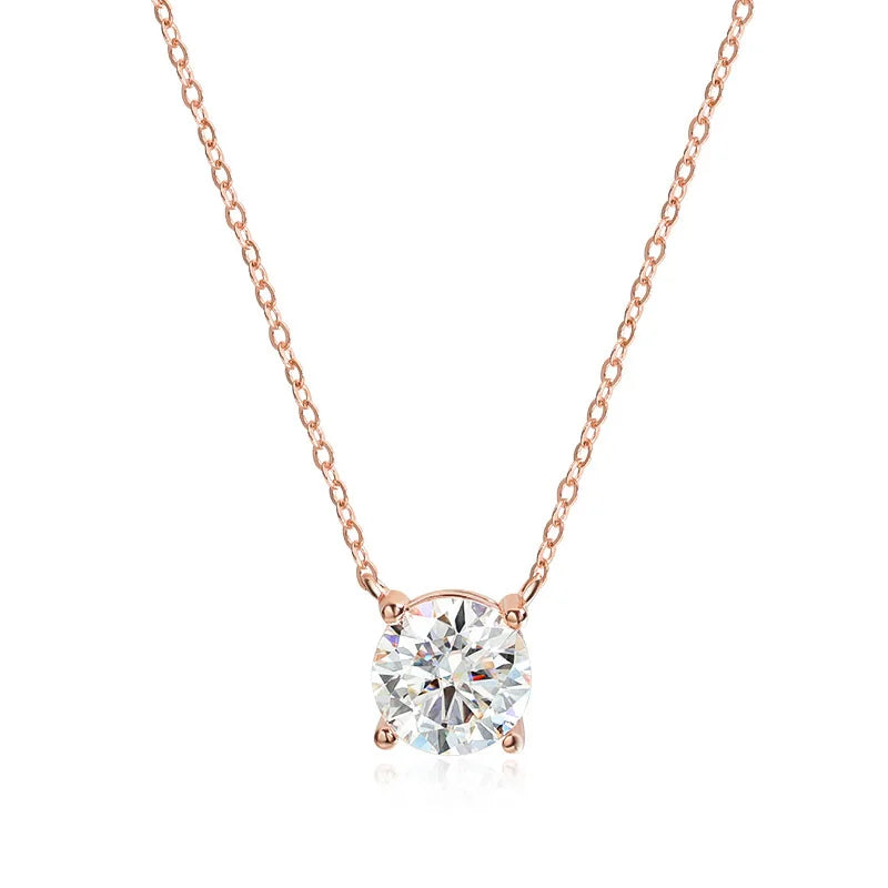 Midnight Sun - Mossanite Brilliant Pendant