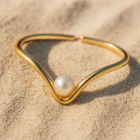 Coastline - Simple Pearl Ring