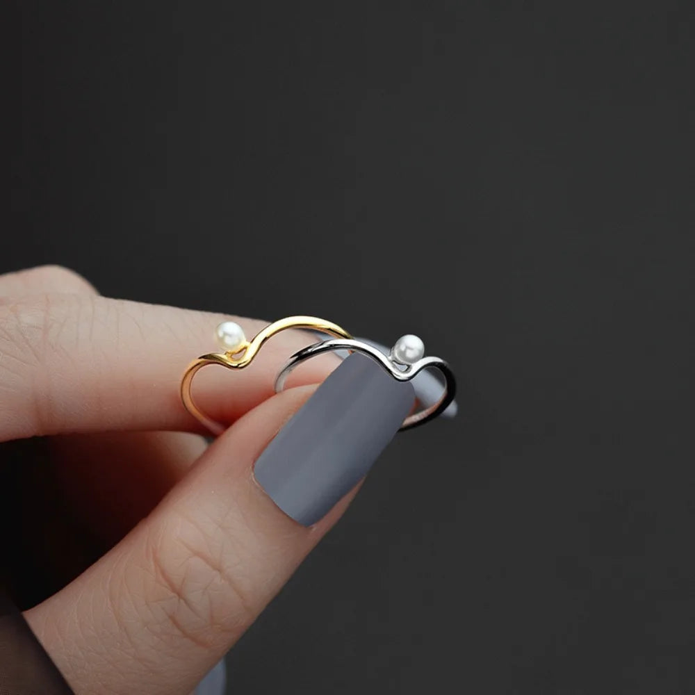 Coastline - Simple Pearl Ring