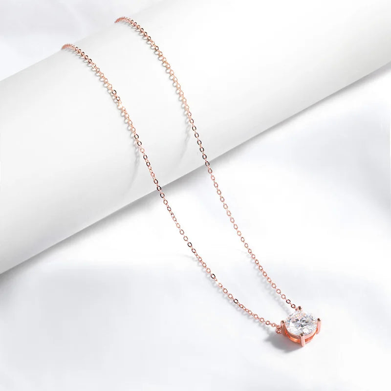Midnight Sun - Mossanite Brilliant Pendant