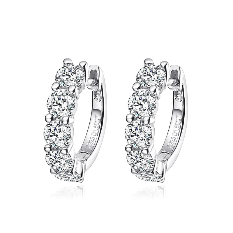 Midnight Sun - Mossanite Earrings