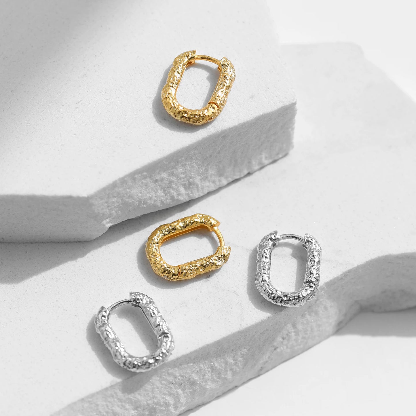 Coastline - Textured Earrings