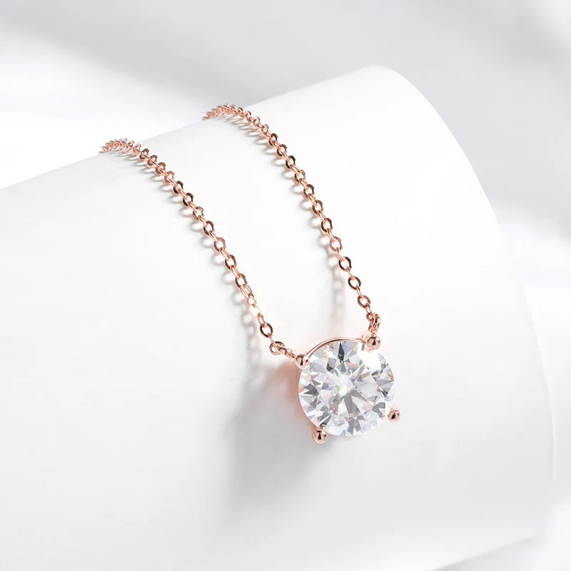 Midnight Sun - Mossanite Brilliant Pendant