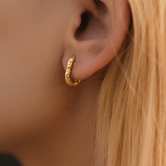 Coastline - Textured Earrings